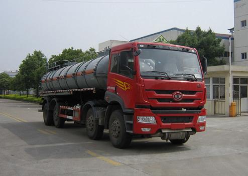 培新牌XH5312GFW型腐蚀性物品罐式运输车
