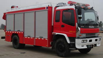 捷达消防牌SJD5141TXFJY75/W型抢险救援消防车