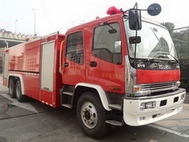 捷达消防牌SJD5241GXFPM120/W型泡沫消防车