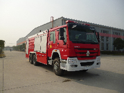 海盾牌JDX5270TXFGP100/H型干粉泡沫联用消防车