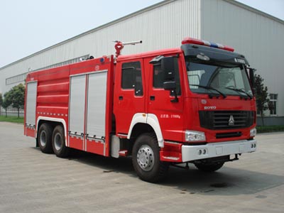 川消牌SXF5280TXFGL100/HW1型干粉水联用消防车